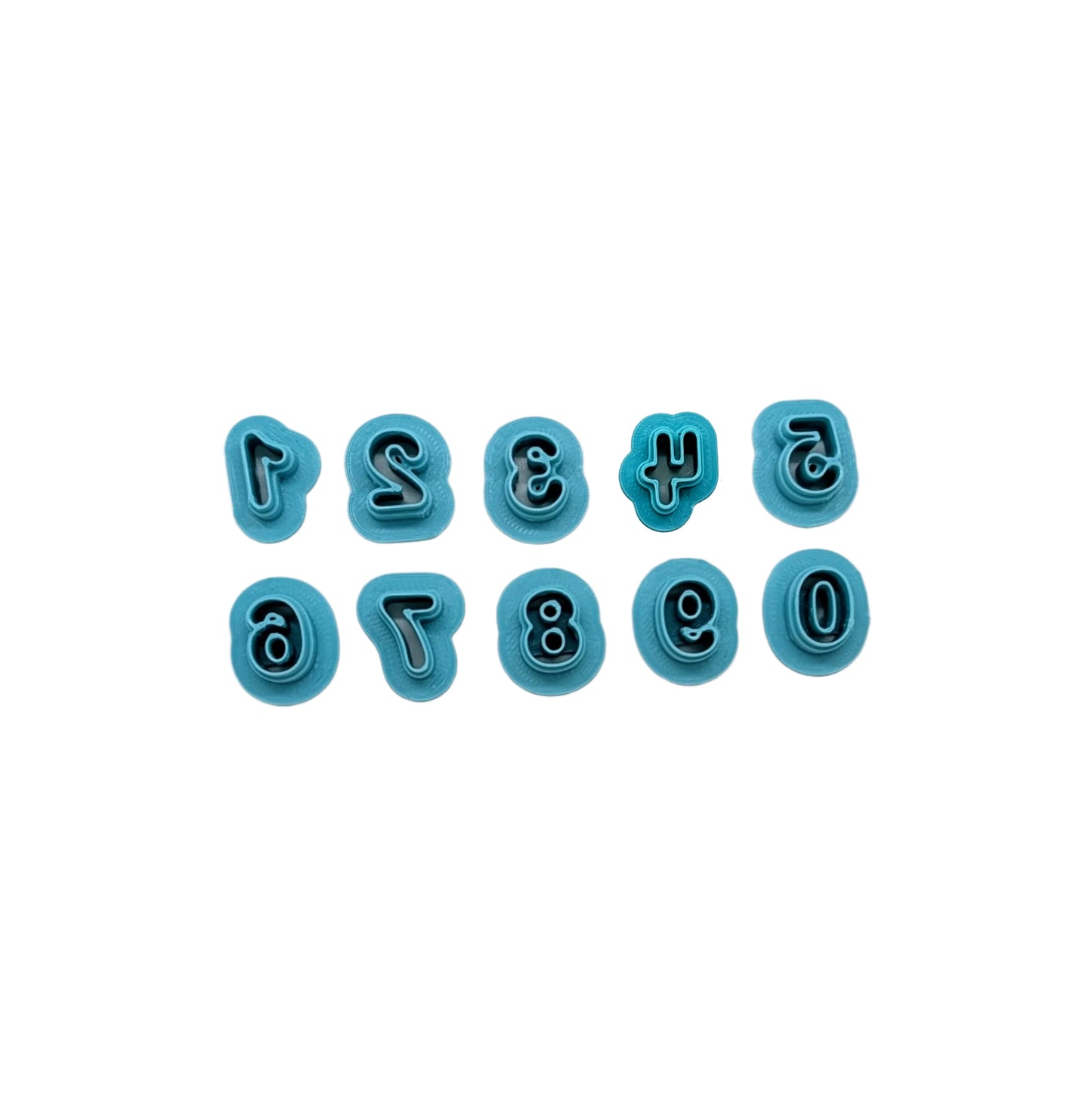 Rounded Font Alphabets & Numbers, 36 Piece Cookie Cutter Set: Ideal for Cookies, Ceramics, Pottery, Polymer Clay, and Fondant