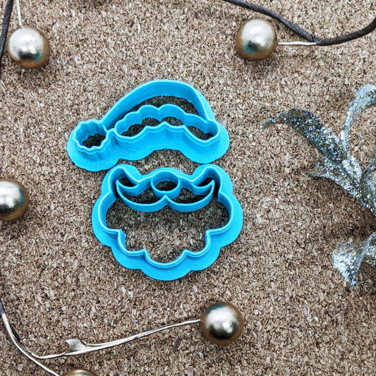 Santa Hat & Beard Earring Cutter Set