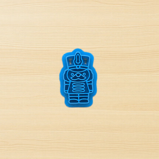 Short and Stubby Nutcracker Christmas Cookie Cutter: Ideal for Cookies, Ceramics, Pottery, Polymer Clay, and Fondant