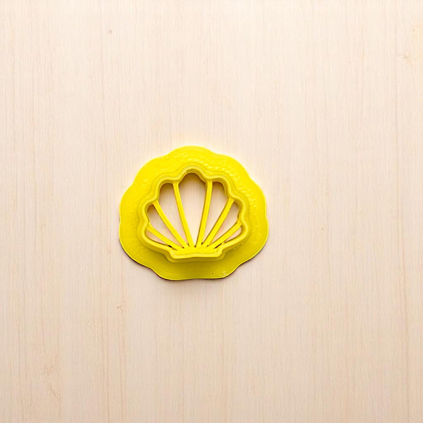 Simple Seashell Cookie Cutter for Cookies, Ceramics, Pottery, Polymer Clay, Fondant - Multi-Medium Craft & Baking Tool
