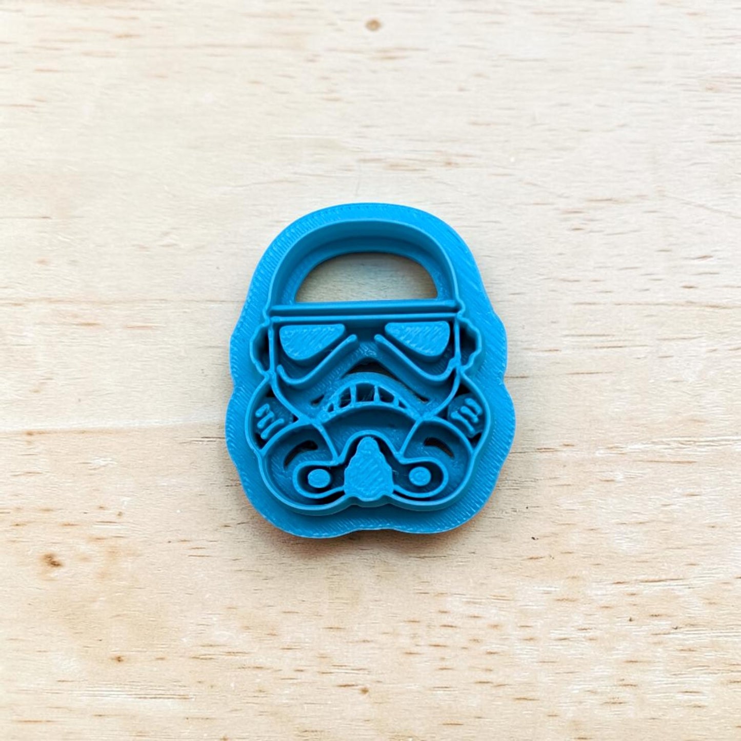 Star Wars Storm Trooper Gas Mask Cookie Cutter: Ideal for Cookies, Ceramics, Pottery, Polymer Clay, and Fondant