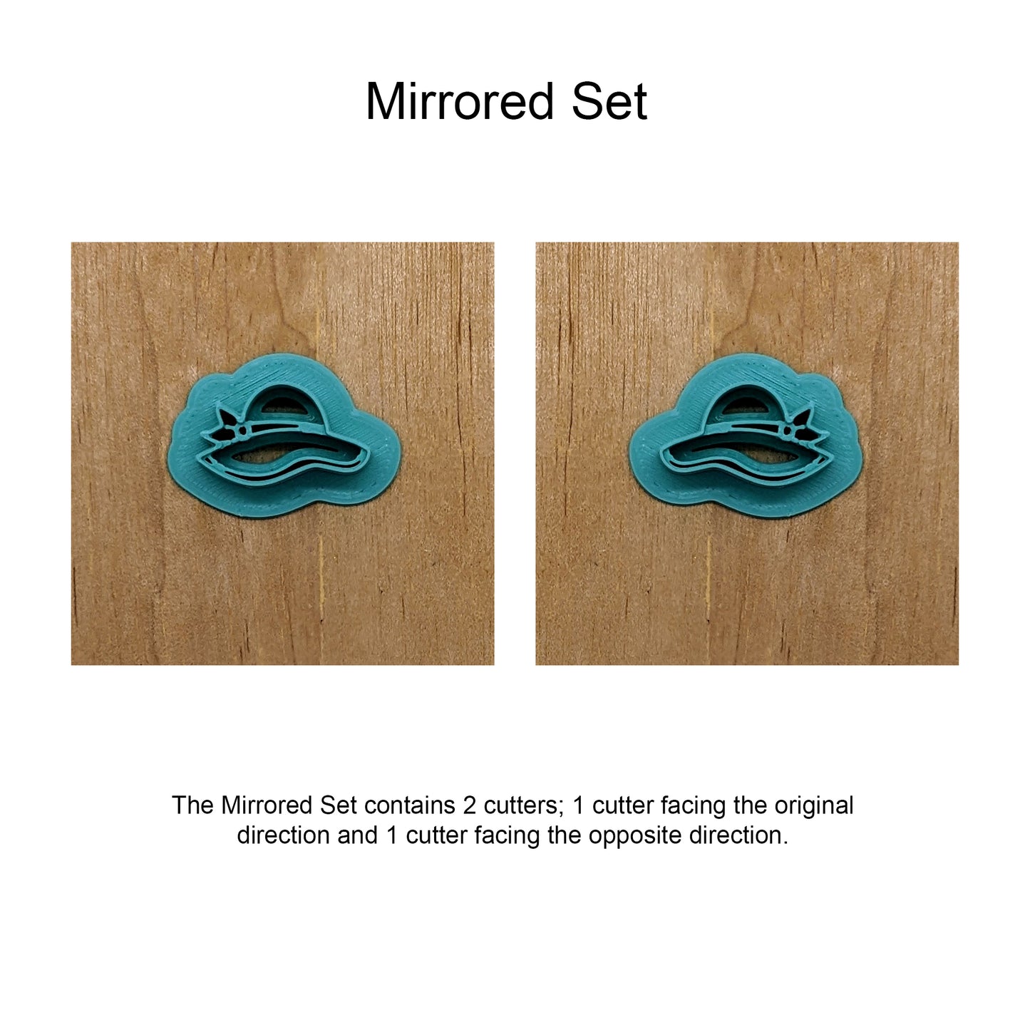Women's Sun Hat Cookie Cutter/Clay Cutter