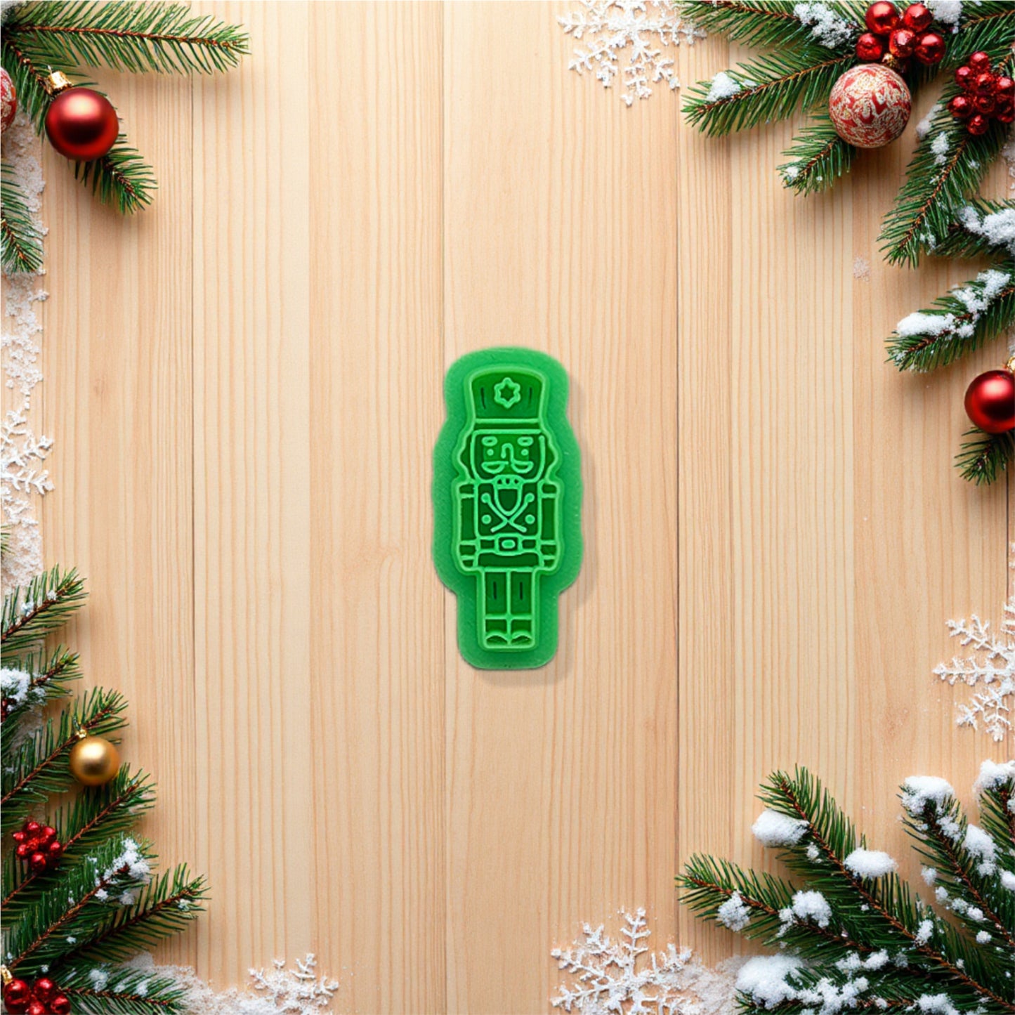 Tall, Thin Nutcracker Christmas Cookie Cutter: Ideal for Cookies, Ceramics, Pottery, Polymer Clay, and Fondant