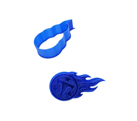 Tennessee Titans Cookie Cutter & Stamp Set