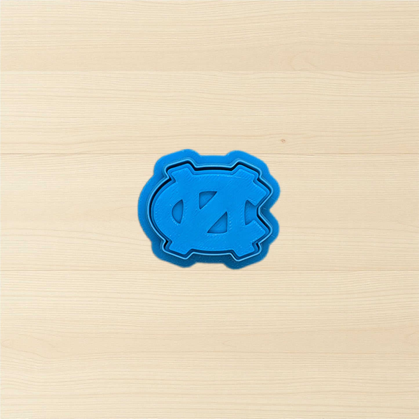 University of North Carolina NC Cookie Cutter & Stamp Set: Ideal for Cookies, Ceramics, Pottery, Polymer Clay, and Fondant