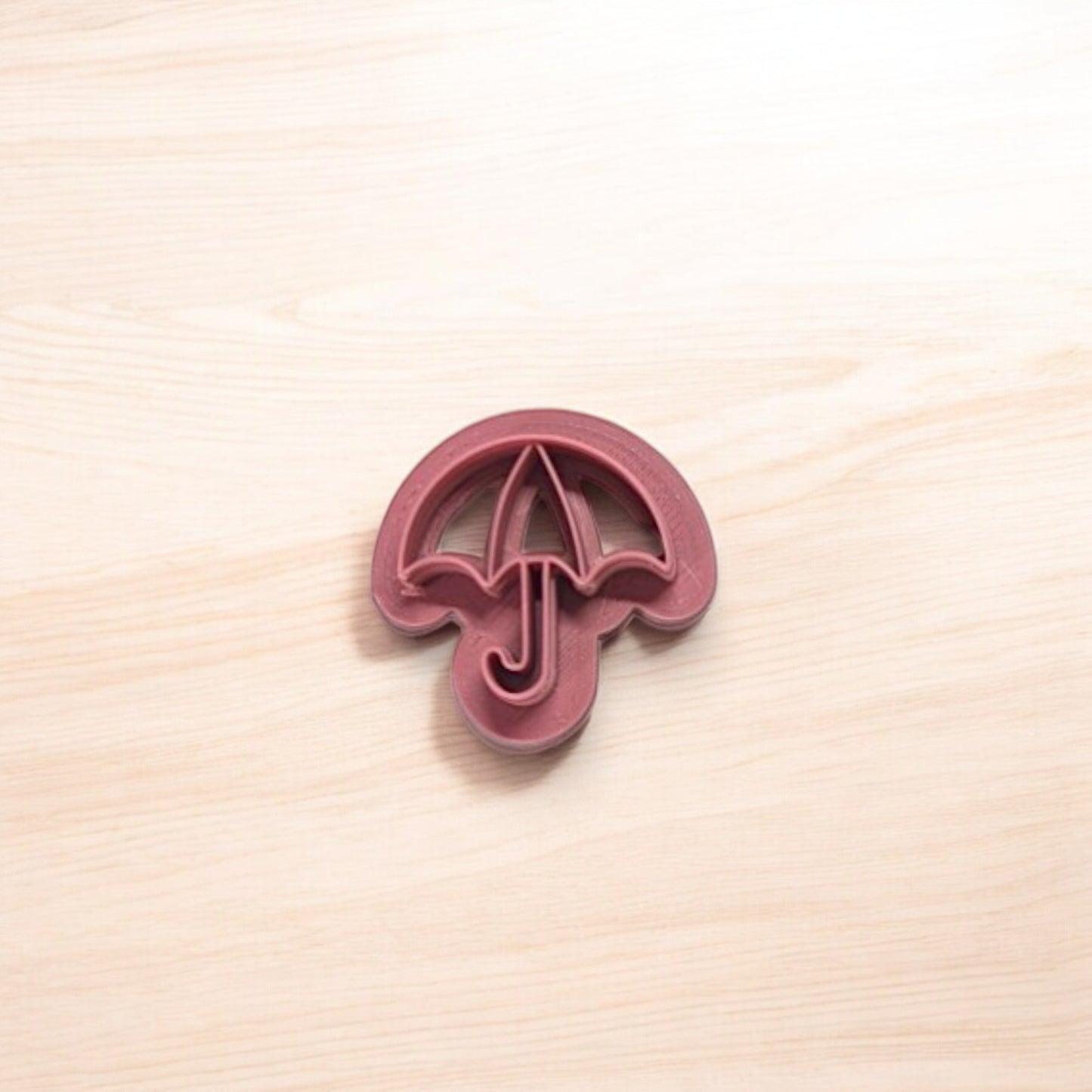 Open Umbrella Cookie Cutter: for Cookies, Ceramics, Pottery, Polymer Clay, Fondant and More