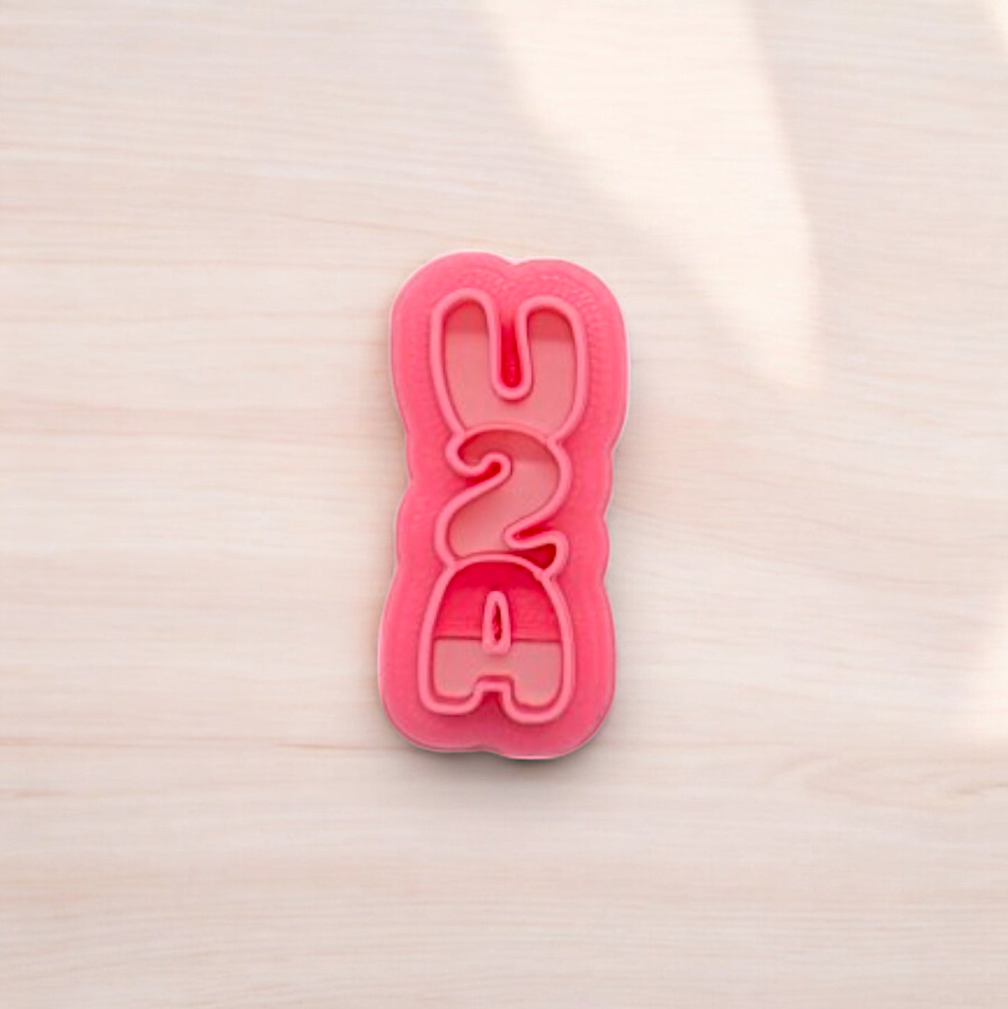 USA Vertical Bubble Letters Cookie Cutter for Cookies, Ceramics, Pottery, Polymer Clay, Fondant - Multi-Medium Craft & Baking Tool