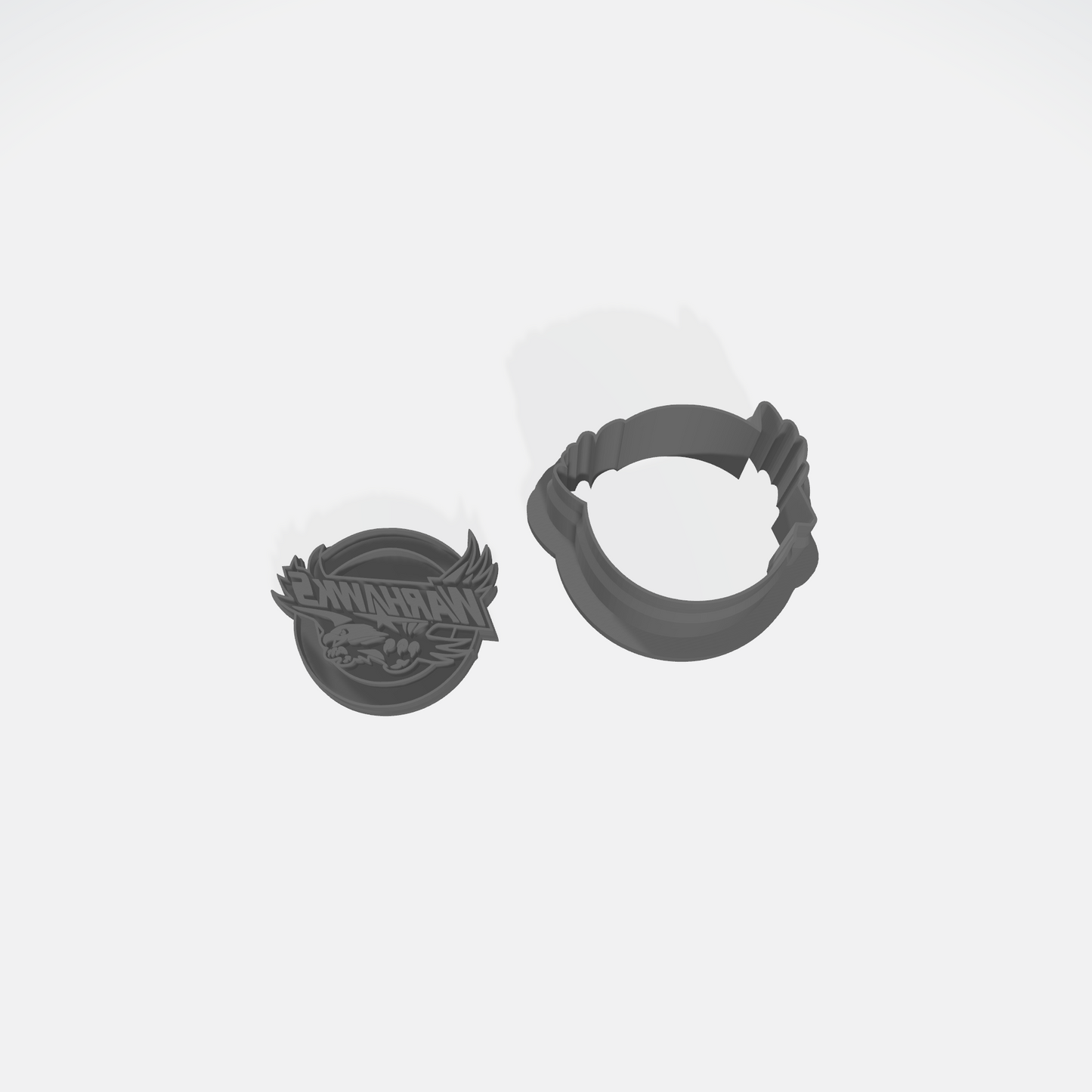Warhawks Cookie Cutter & Stamp Set: Ideal for Cookies, Ceramics, Pottery, Polymer Clay, and Fondant