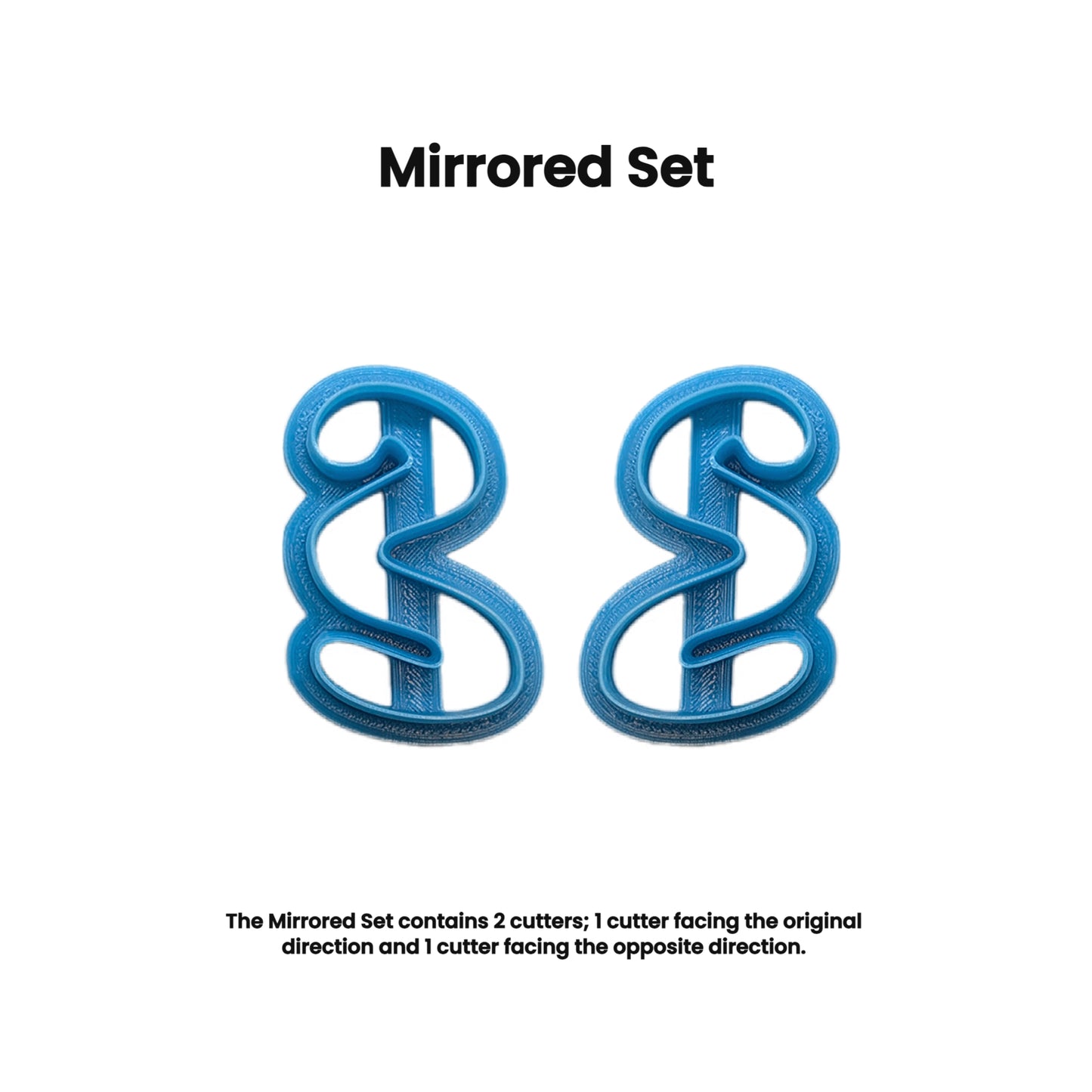 Winding Line Boho Cutter: for Cookies, Ceramics, Pottery, Polymer Clay, Fondant - Craft & Baking Tool