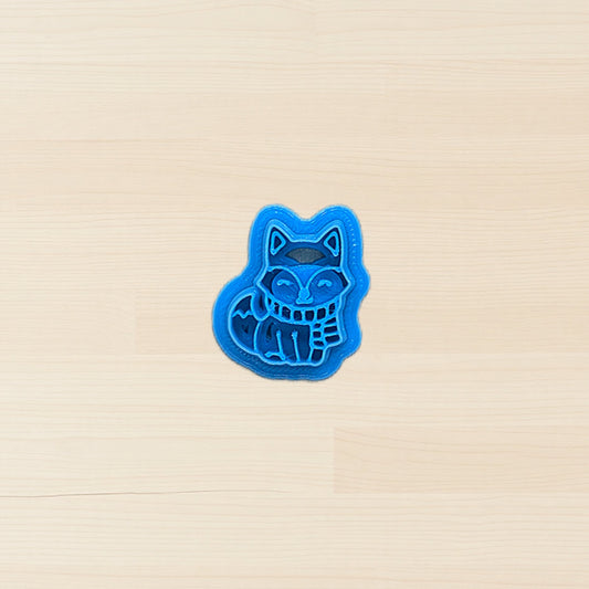 Winter Wanderer Fox Cookie Cutter: Idea for Cookies, Ceramics, Pottery, Polymer Clay, Fondant