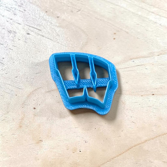 Wisconsin W Cookie Cutter for Cookies, Ceramics, Pottery, Polymer Clay, Fondant - Multi-Medium Craft & Baking Tool