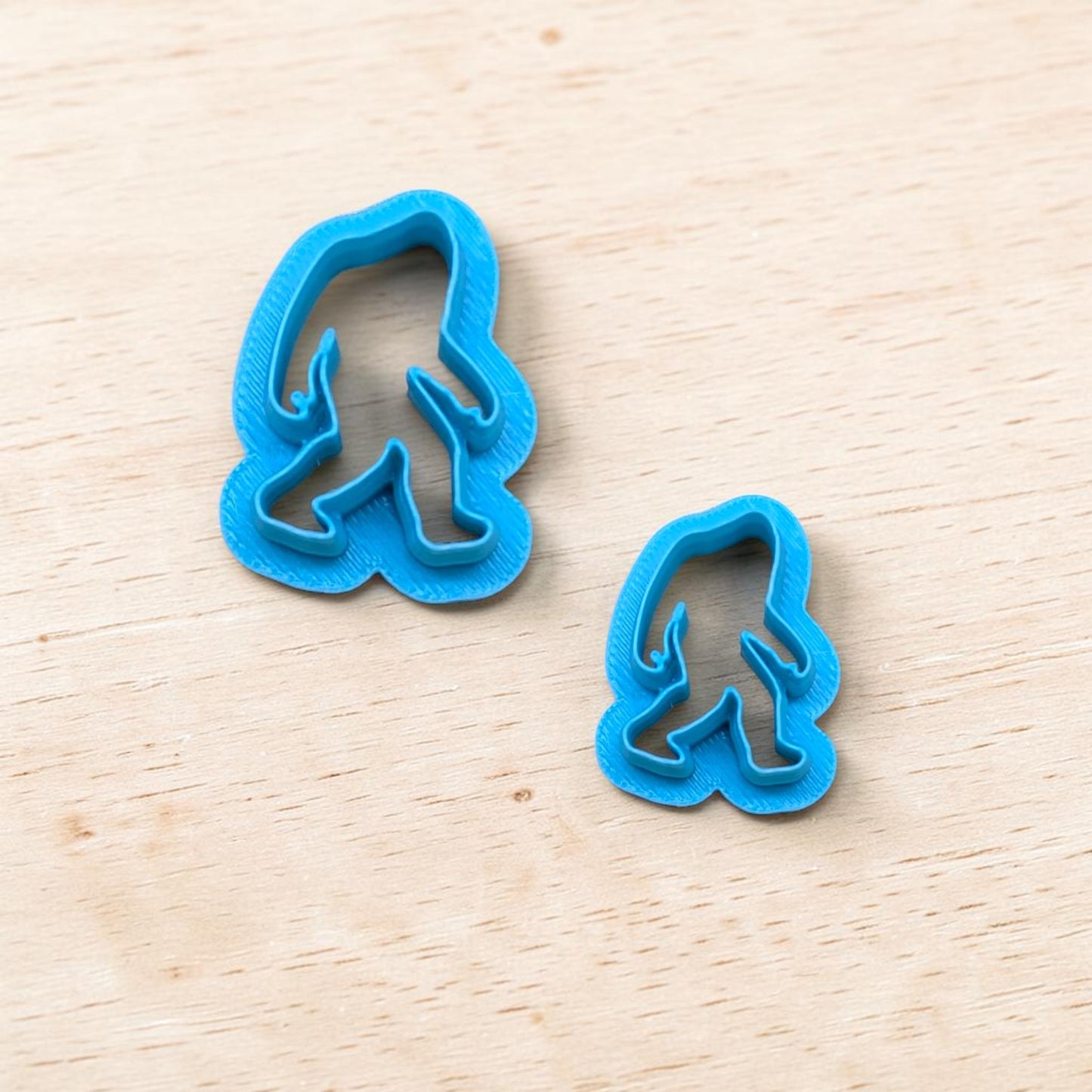 Big Foot Yeti Sasquatch Silhouette Cookie Cutter: Ideal for Cookies, Ceramics, Pottery, Polymer Clay, and Fondant