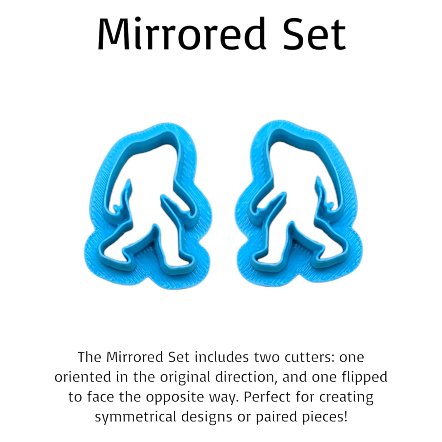 Big Foot Yeti Sasquatch Silhouette Cookie Cutter: Ideal for Cookies, Ceramics, Pottery, Polymer Clay, and Fondant