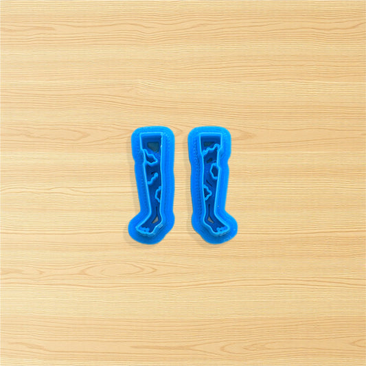 Zombie Leg Cookie Cutters with Style Options: Idea for Cookies, Fondant, Ceramics, Pottery & Polymer Clay Jewelry