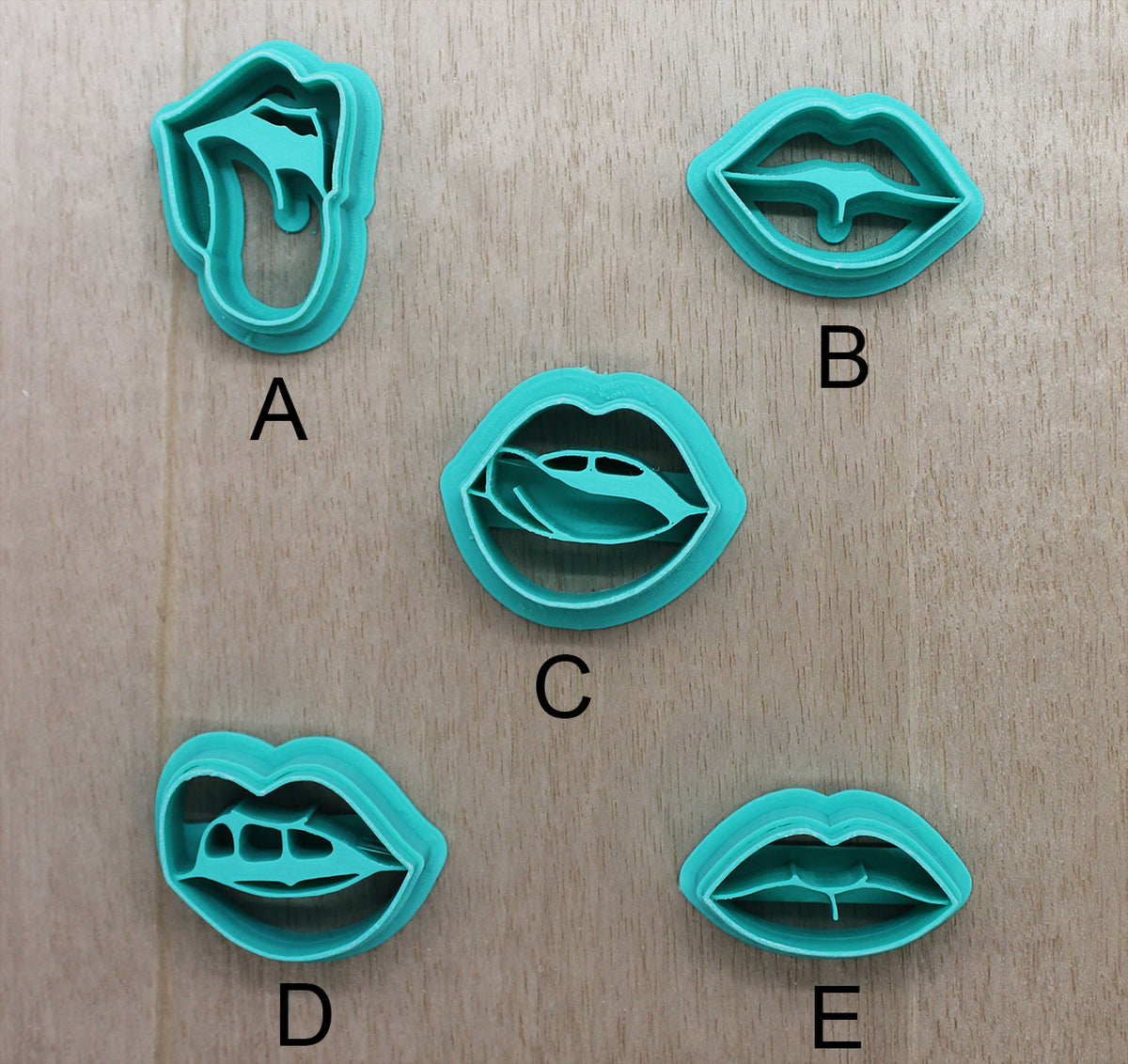 Lips Cutter Tongue Out Diva Lips Cookie Cutter | Style A: Ideal for Cookies, Ceram ...