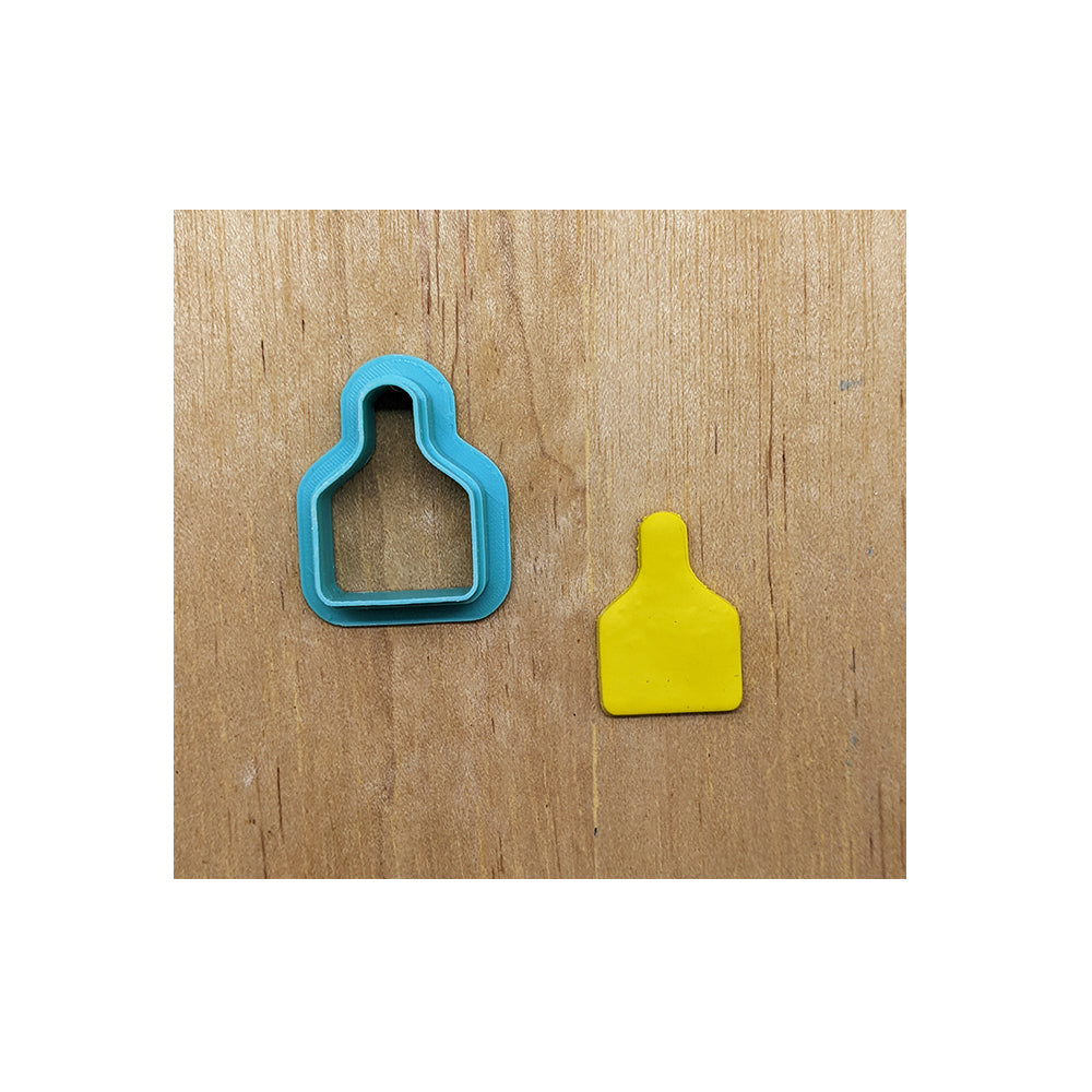 Cow Tag Cookie Cutter/Clay Cutter