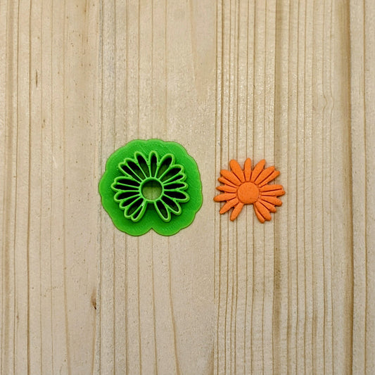 Daisy Flower with Missing Petal Cookie Cutter for Ceramics, Pottery, Polymer Clay, Fondant - Multi-Medium Craft & Baking Tool