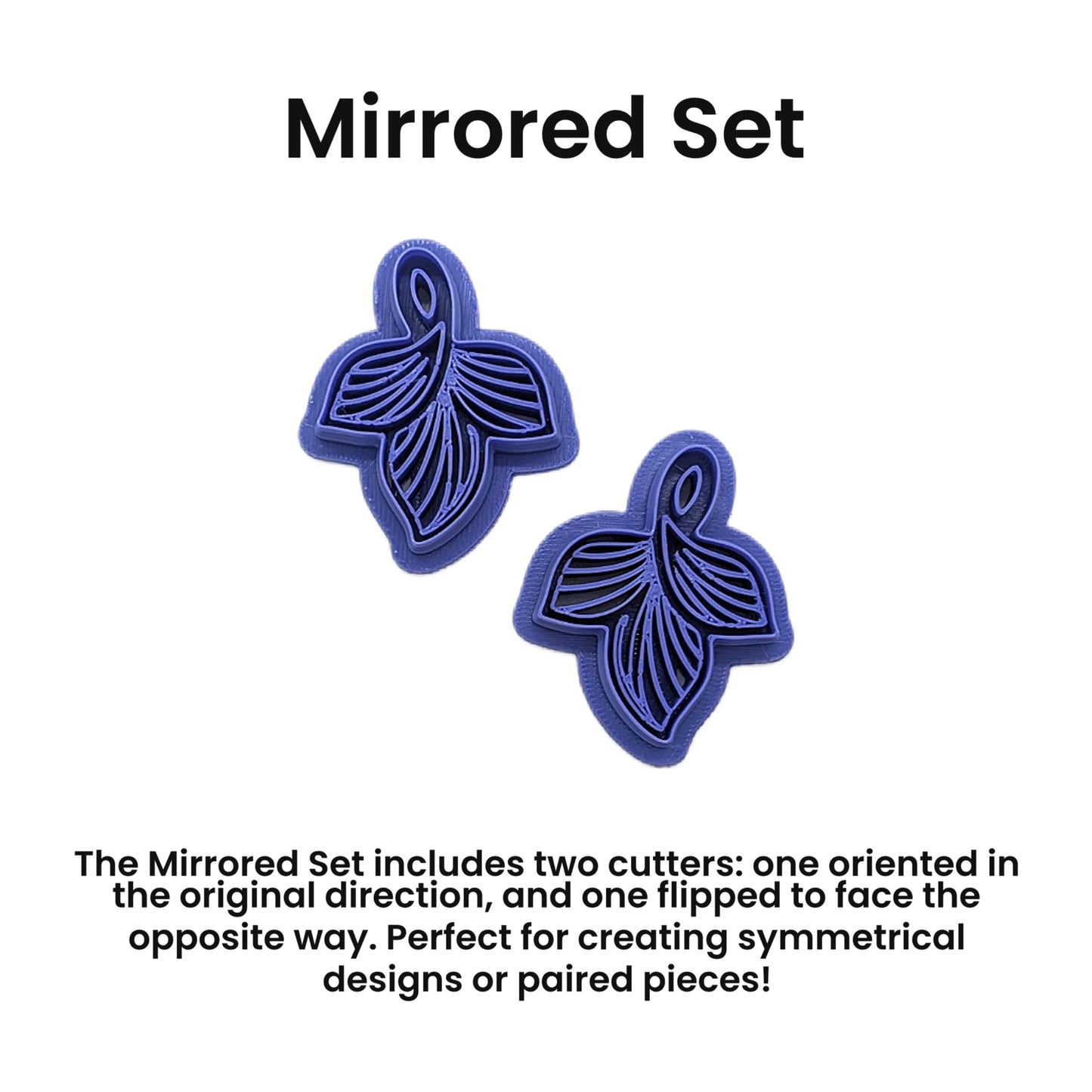 Forest Whirl Looped Leaflet Cookie Cutter: Ideal for Cookies, Ceramics, Pottery, Polymer Clay, and Fondant