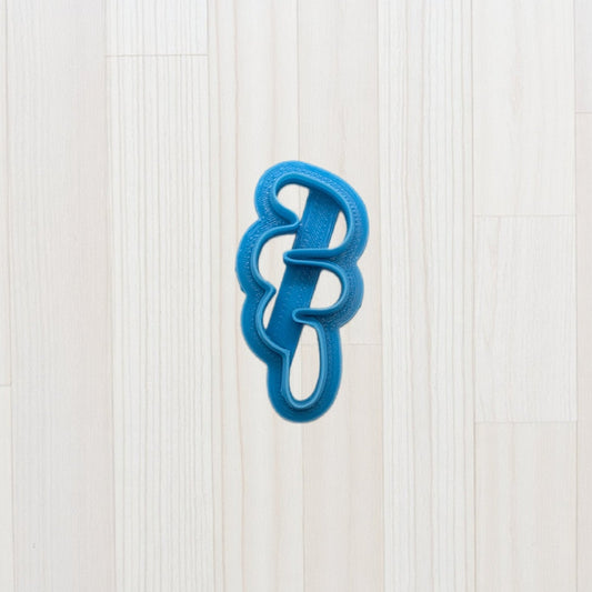Oozing Paint Squiggly Line Boho Cutter: for Cookies, Ceramics, Pottery, Polymer Clay, Fondant - Craft & Baking Tool