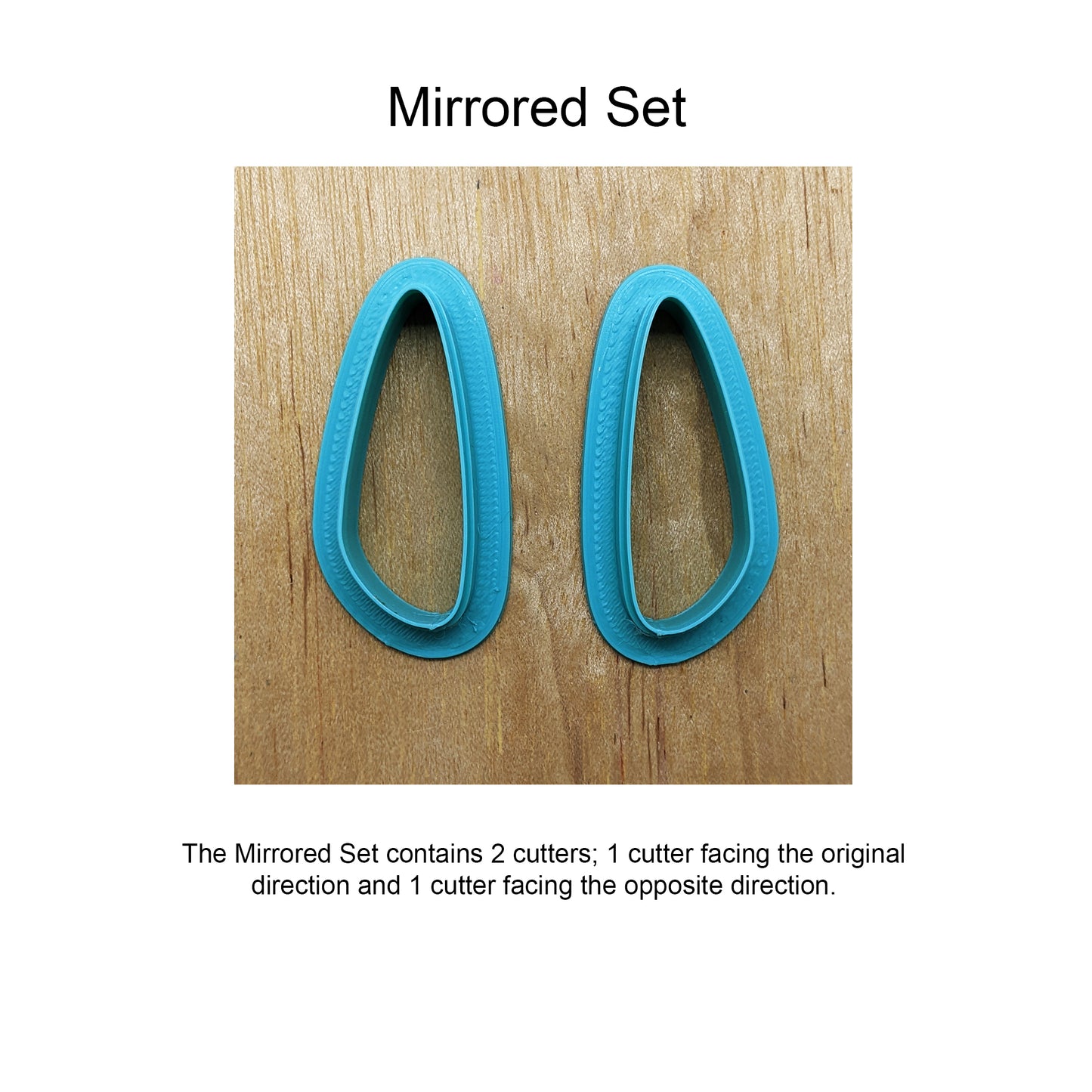 Organic Elongated Triangle Clay Cutter