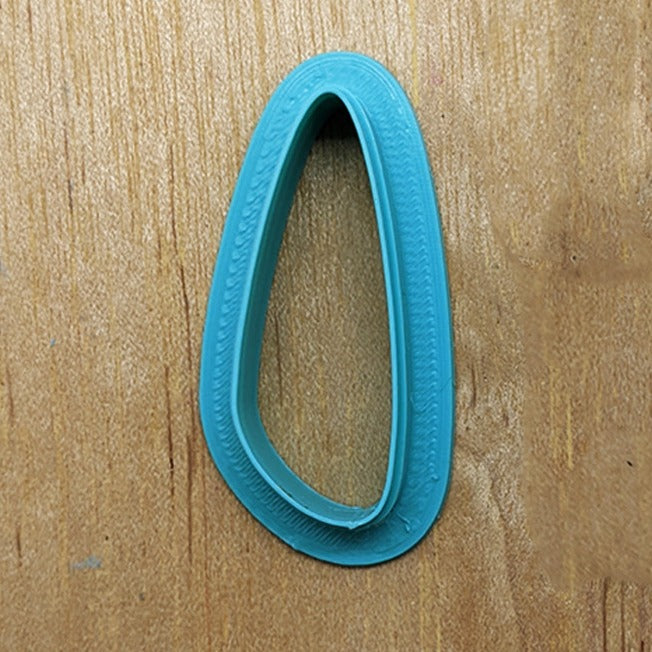 Organic Elongated Triangle Clay Cutter