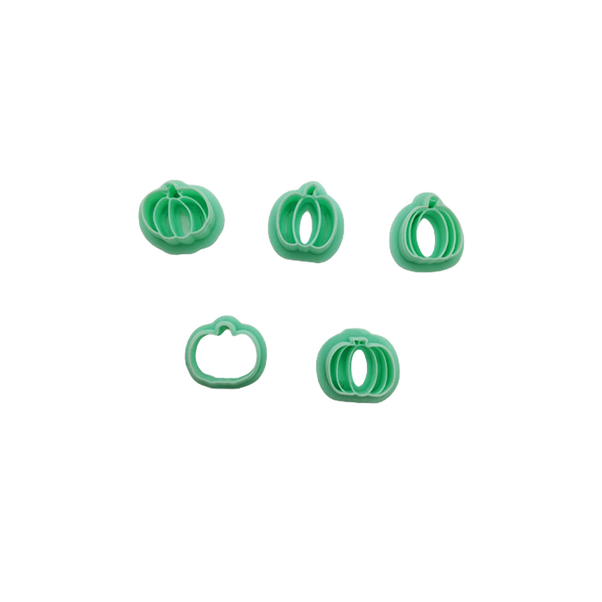 Pumpkin Cookie Cutter with 5 Style Options: Ideal for Cookies, Ceramics, Pottery, Polymer Clay, Fondant - Multi-Medium Craft & Baking Tool