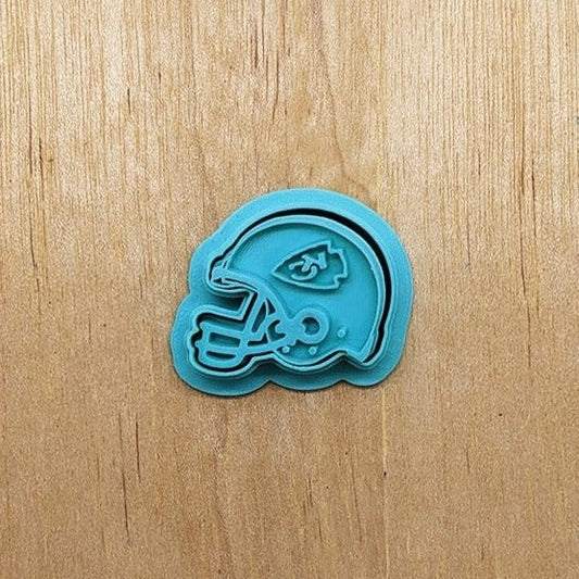 Kansas City Chiefs Football Helmet Cookie Cutter & Stamp Set