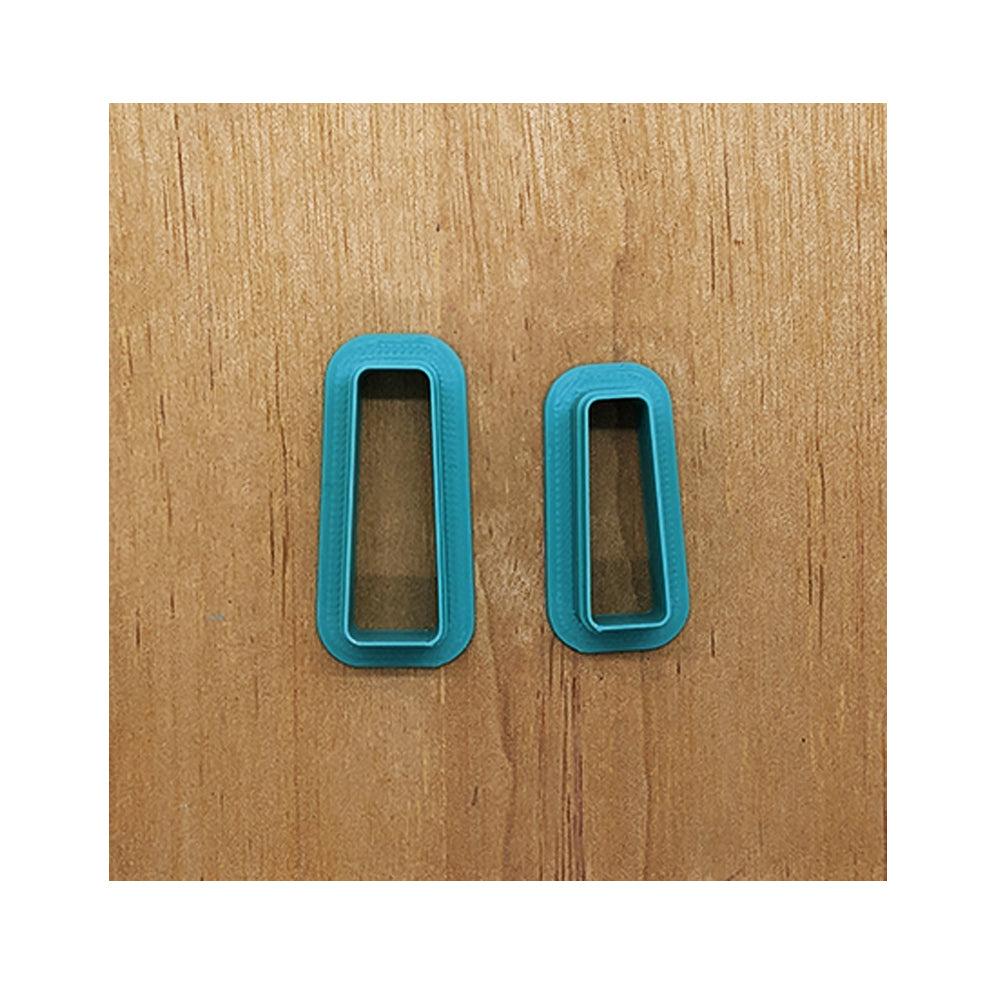 Elongated Rounded Edge Trapezoid Cookie Clay/Clay Cutter