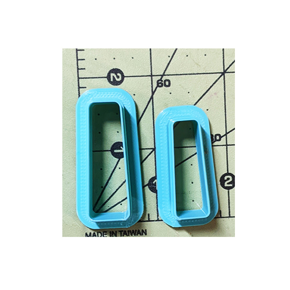 Elongated Rounded Edge Trapezoid Cookie Clay/Clay Cutter
