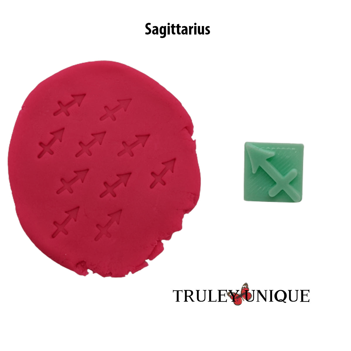 Zodiac Stamp for Cookies, Ceramics, Pottery, Polymer Clay & More, 12 Astrology Sign Options