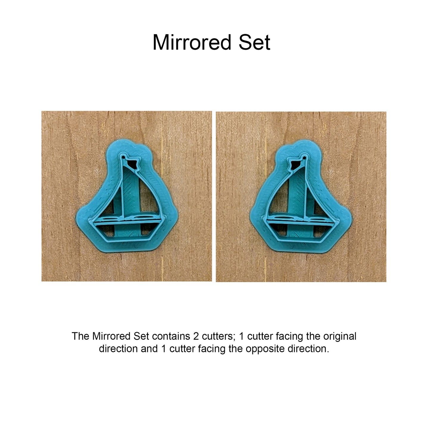 Sailboat Cookie Cutter: for Cookies, Ceramics, Pottery, Polymer Clay, Fondant - Multi-Medium Craft & Baking Tool