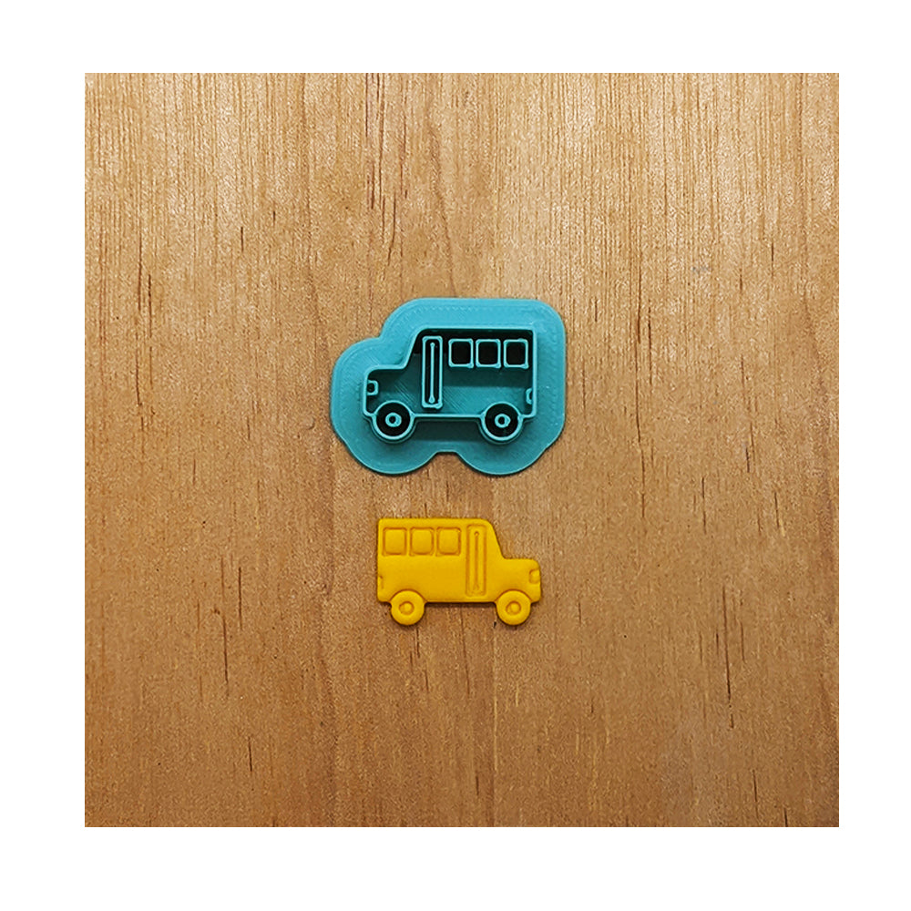 School Bus Cookie Cutter: Versatile Tool for Cookies, Ceramics, Pottery, Fondant, and More