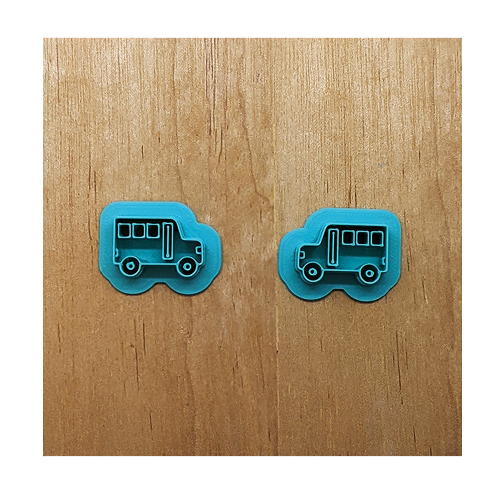 School Bus Cookie Cutter: Versatile Tool for Cookies, Ceramics, Pottery, Fondant, and More