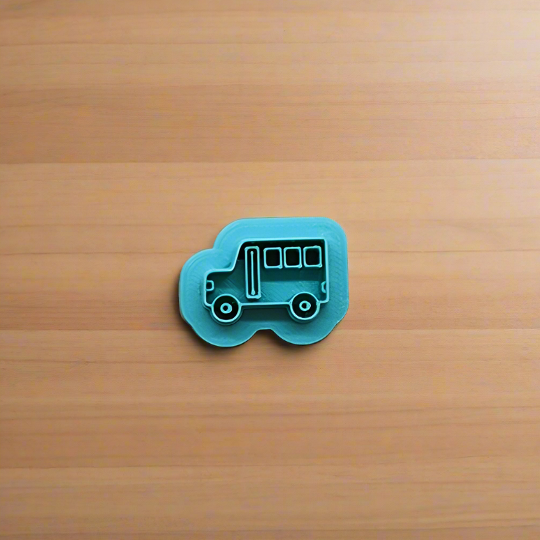 School Bus Cookie Cutter: Versatile Tool for Cookies, Ceramics, Pottery, Fondant, and More