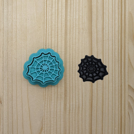 Spiderweb - Style B - Cutter and Stamp Set for Cookies, Ceramics, Pottery, Polymer Clay, Fondant & More