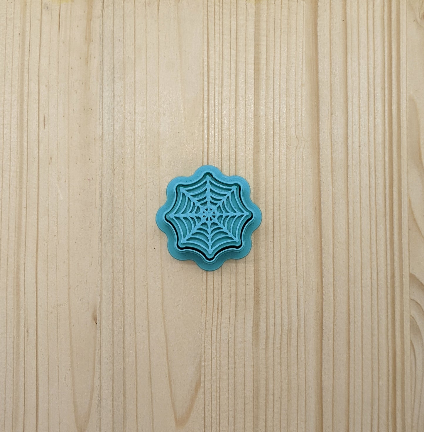 Spider Web - Style C - Cutter and Stamp Set for Cookies, Ceramics, Pottery, Polymer Clay, Fondant & More