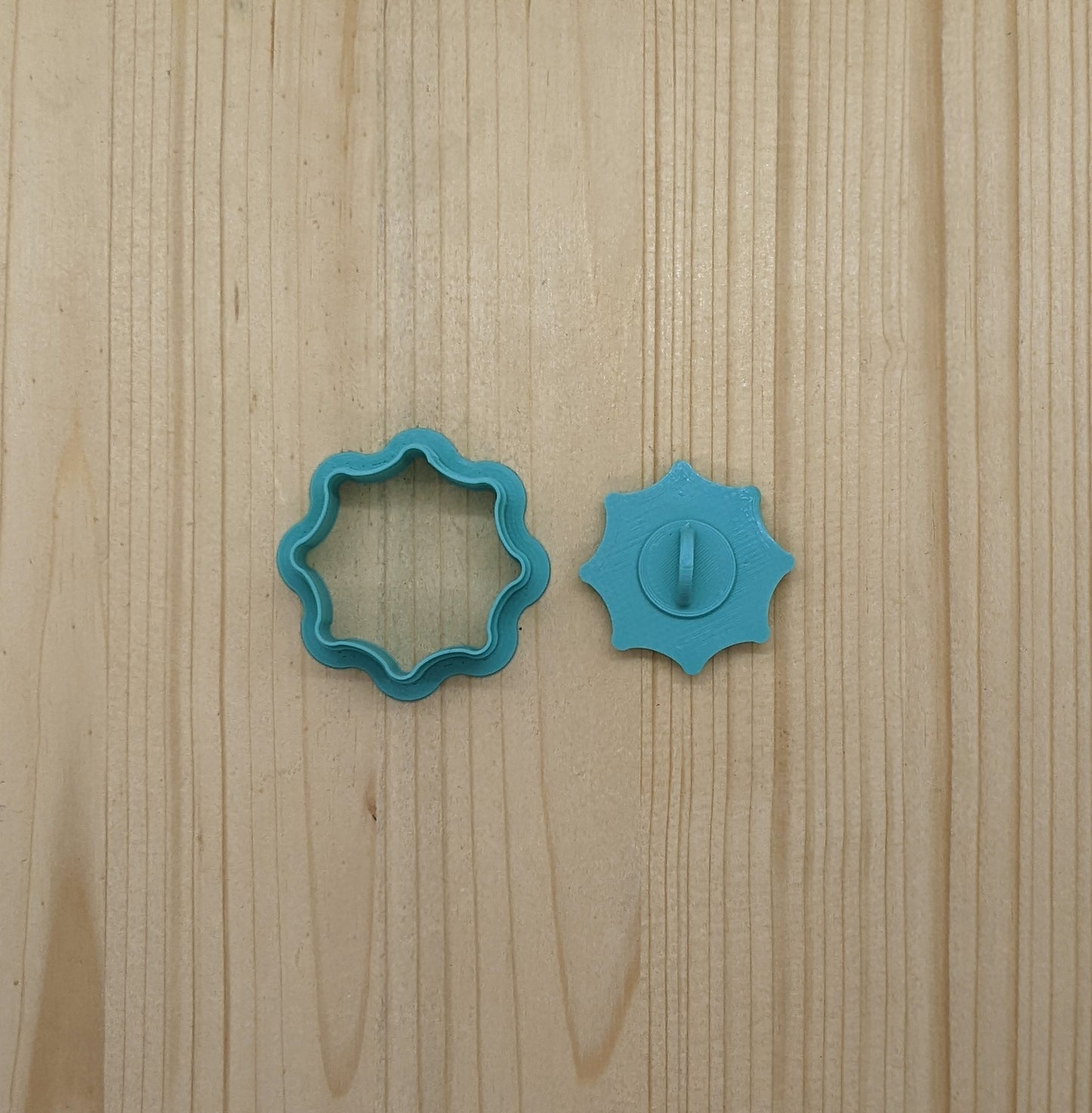 Spider Web - Style C - Cutter and Stamp Set for Cookies, Ceramics, Pottery, Polymer Clay, Fondant & More