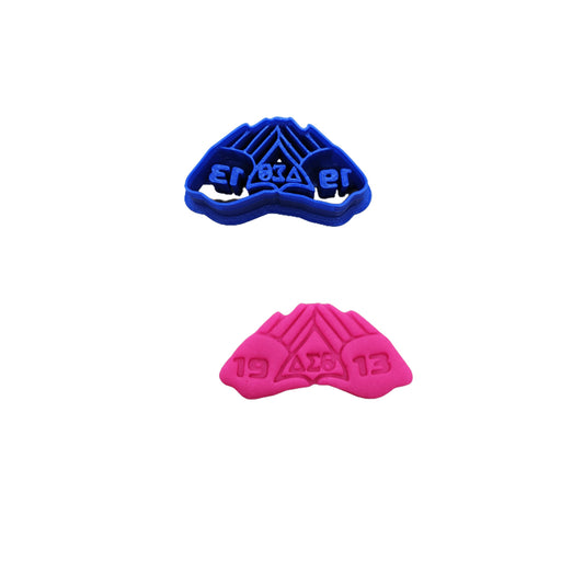Delta Hands Cookie Cutter
