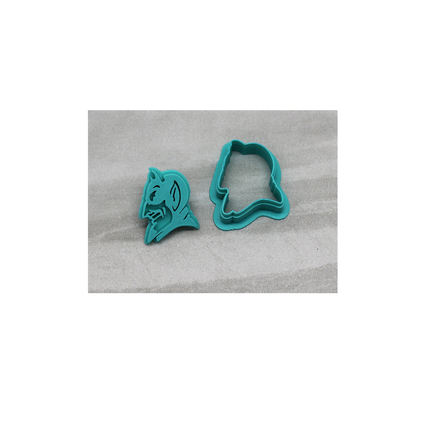 Blue Devils Cookie Cutter & Embossing Stamp: Idea for Cookies, Ceramics, Pottery, Polymer Clay, Fondant - Multi-Medium Craft & Baking Tool