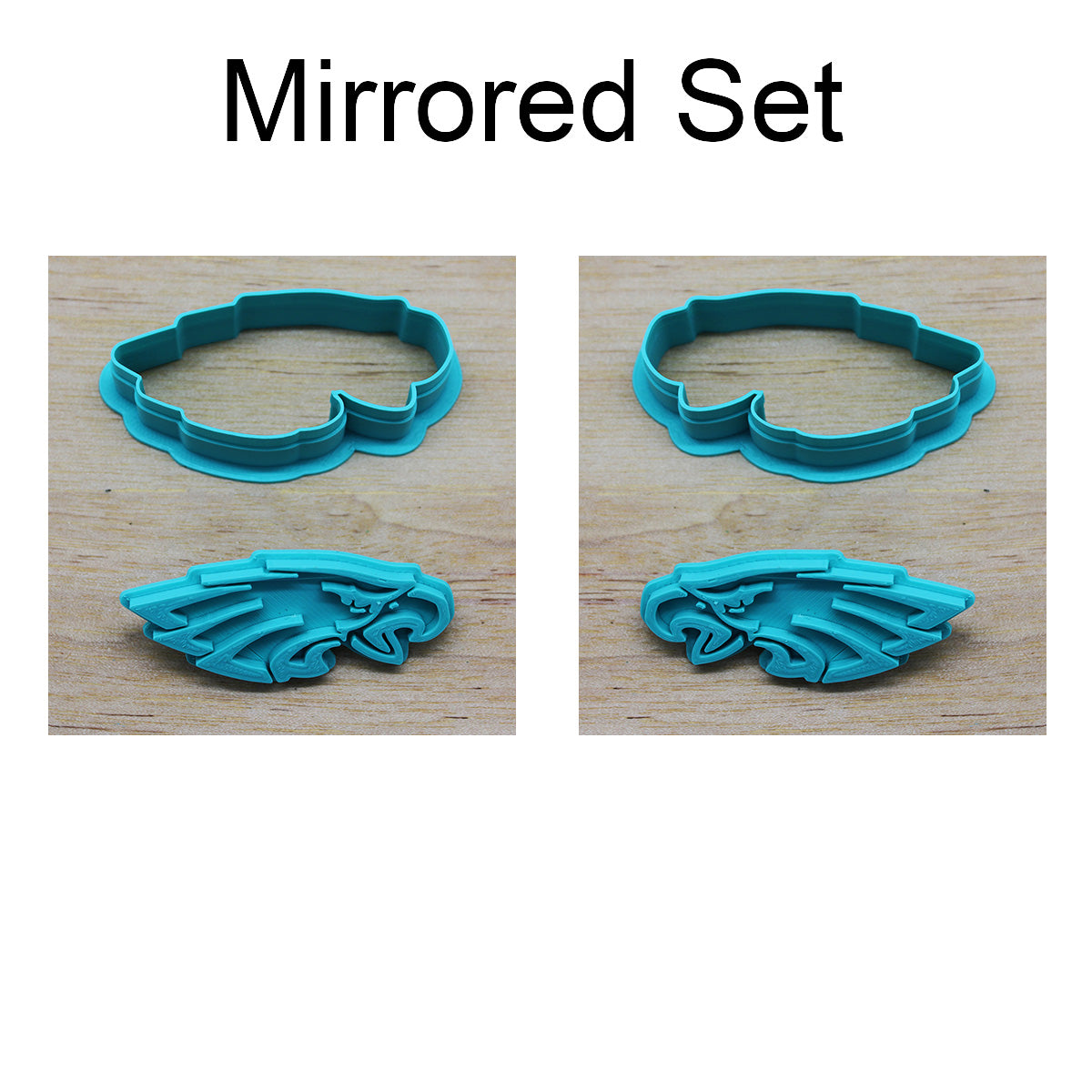 Philadelphia Eagles Head Cookie Cutter & Embossing Stamp for Cookies, Ceramics, Pottery, Polymer Clay, Fondant - Multi-Medium Craft & Baking Tool