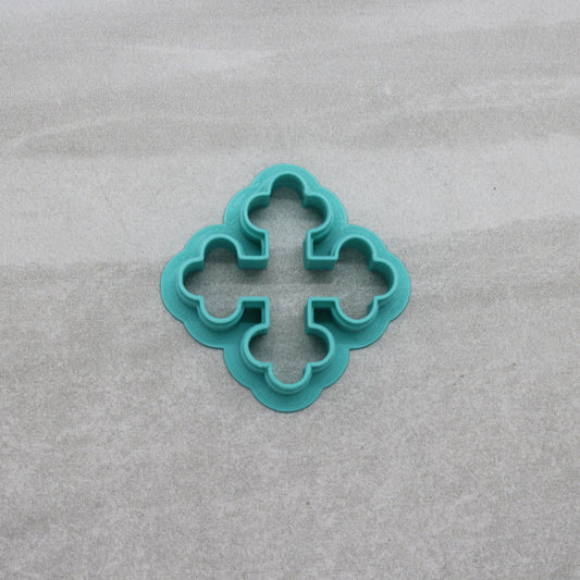 Botonny Cross Cookie Cutter - Style D: Idea for Cookies, Ceramics, Pottery, Polymer Clay, Fondant