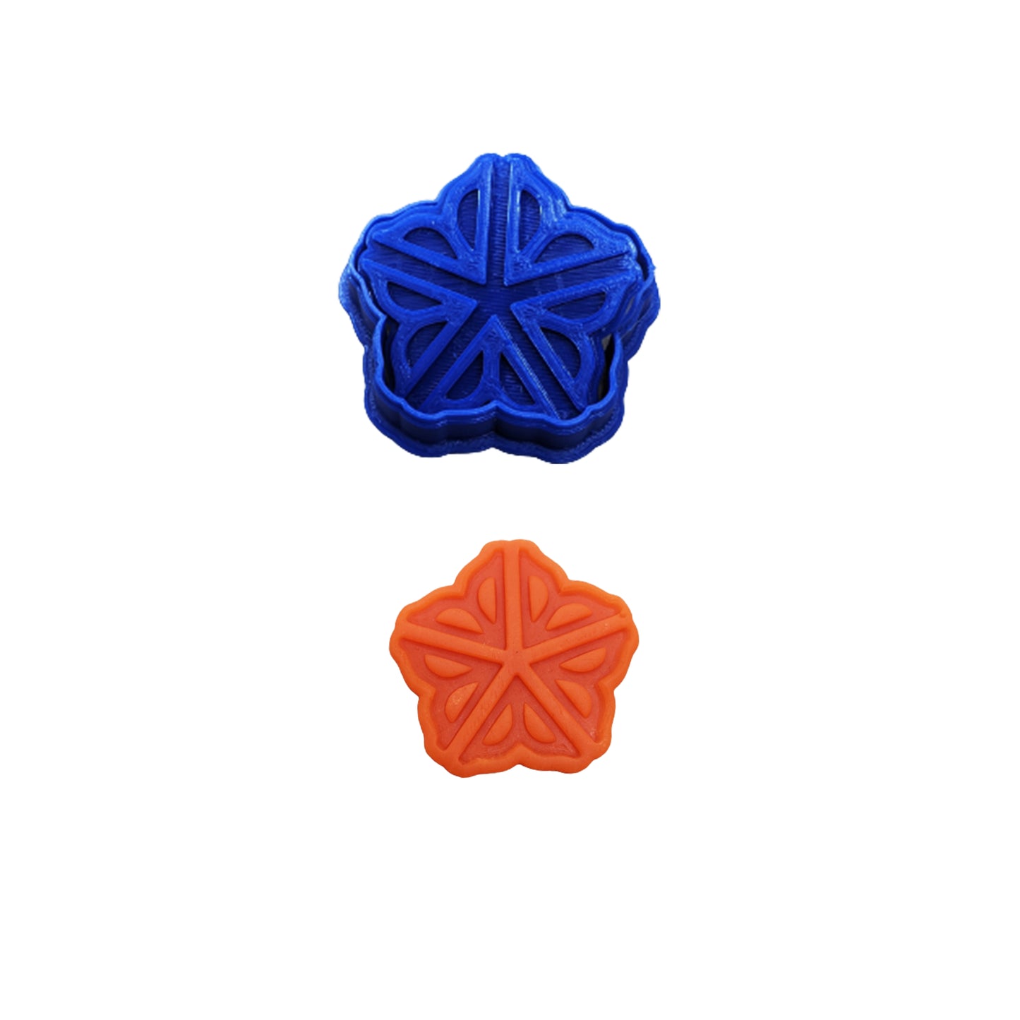 Rochester Flower Cookie Cutter & Stamp Set: Ideal for Cookies, Ceramics, Pottery, Polymer Clay, and Fondant