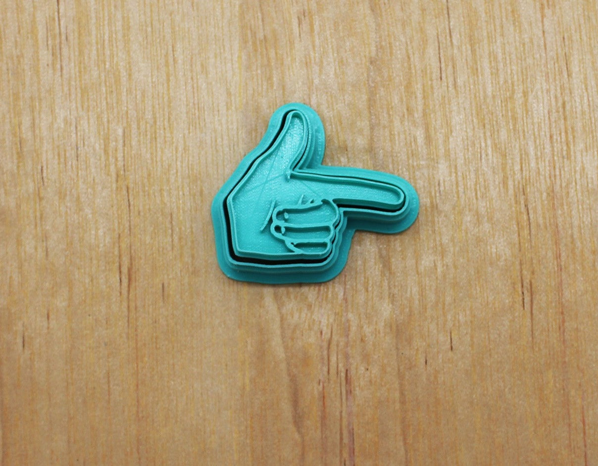 TTU Guns Up Cookie Cutter & Embossing Stamp