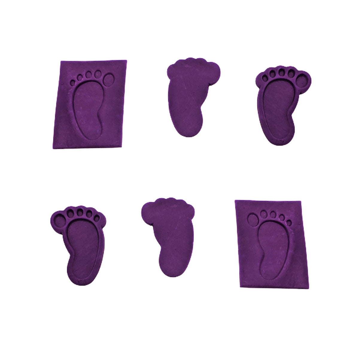 Baby Foot Print Cookie Cutter and Stamp, Left and Right Feet Options