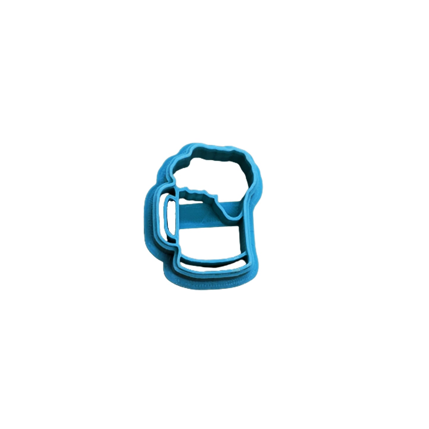 Foaming Beer Mug Cookie Cutter: Ideal for Cookies, Ceramics, Pottery, Polymer Clay, Fondant - Multi-Medium Craft & Baking Tool