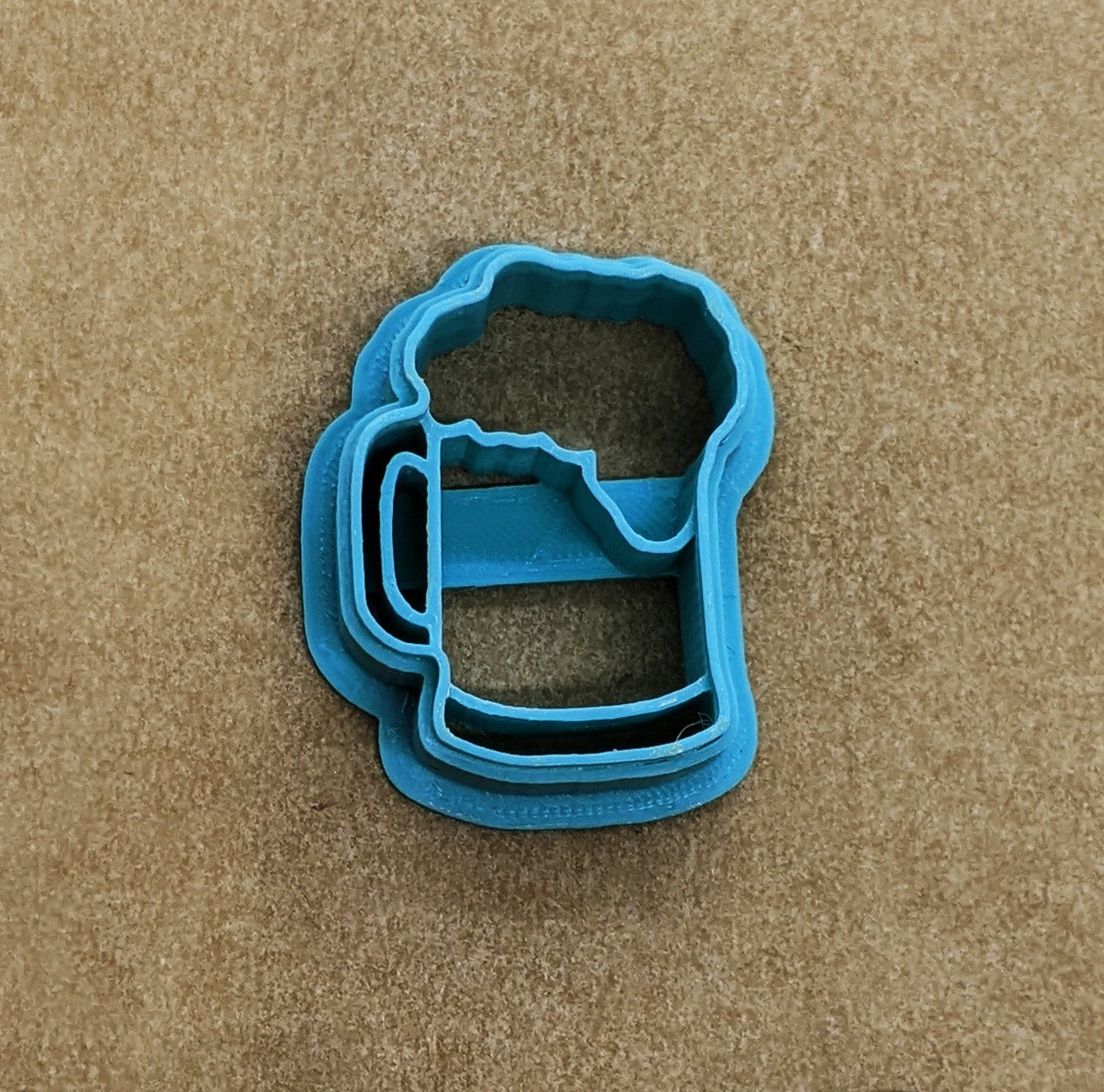 Foaming Beer Mug Cookie Cutter: Ideal for Cookies, Ceramics, Pottery, Polymer Clay, Fondant - Multi-Medium Craft & Baking Tool