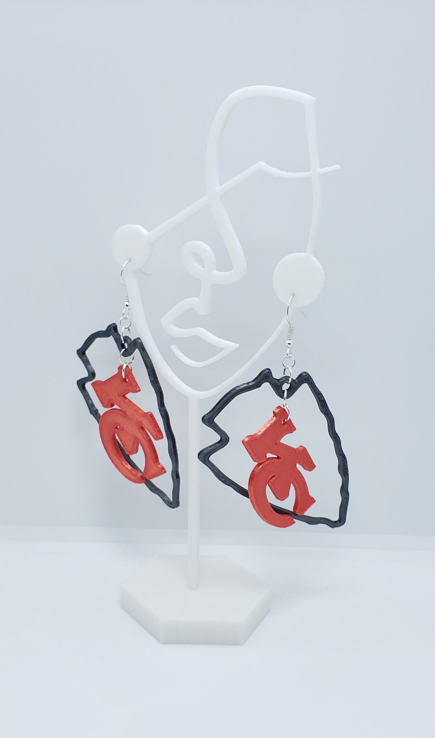 Kansas City Chiefs Arrowhead Earrings