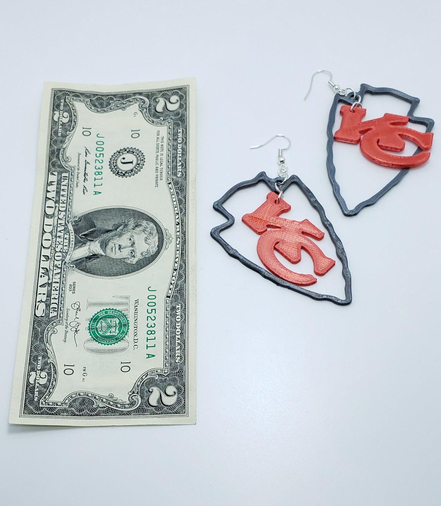 Kansas City Chiefs Arrowhead Earrings