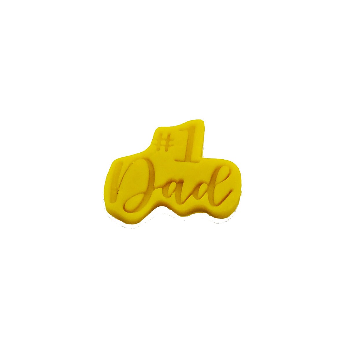 Number One Dad Cookie Cutter and Detail Embossing Stamp