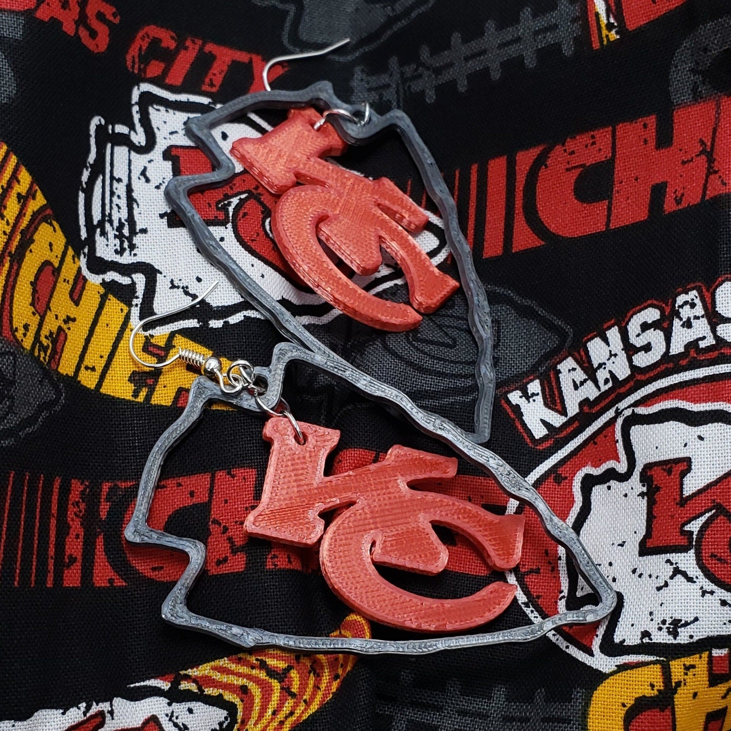 Kansas City Chiefs Arrowhead Earrings